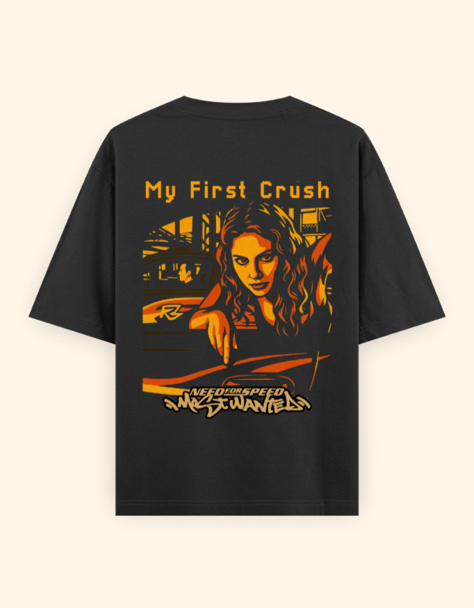 gaming oversized t shirt nfs most wanted mia townsend