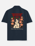 wittee oversized shirt blossom in silence japanese art style