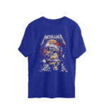 metallica oversized t shirt skull and bandage
