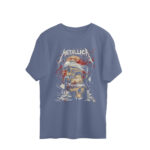 metallica oversized t shirt skull and bandage