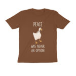 peace was never an option t shirt