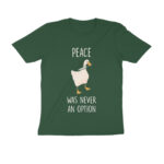 peace was never an option t shirt