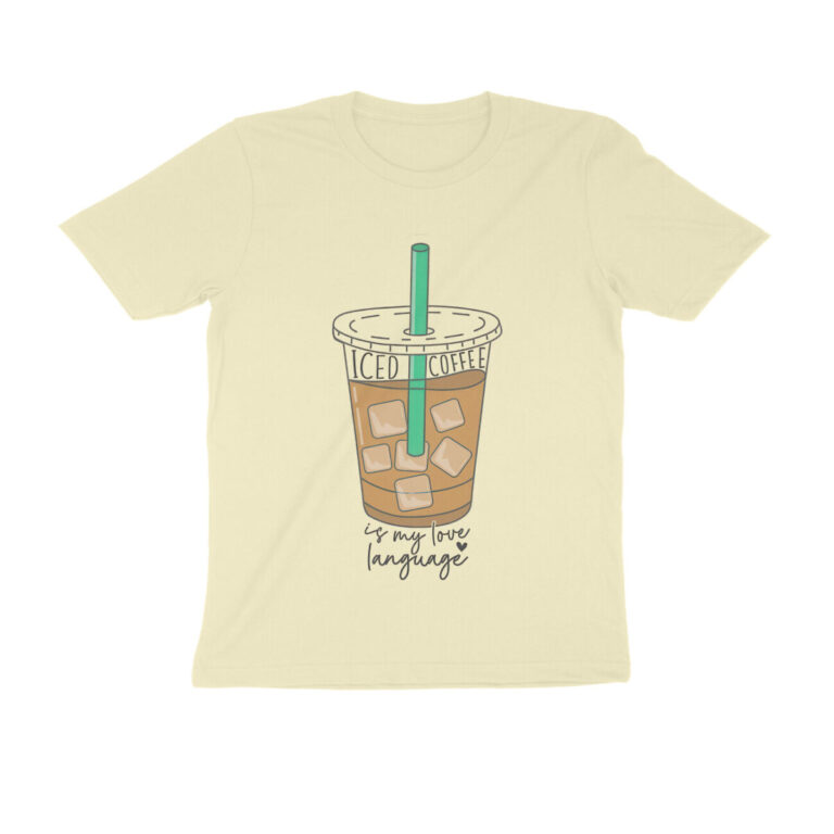 iced coffee t shirt love language