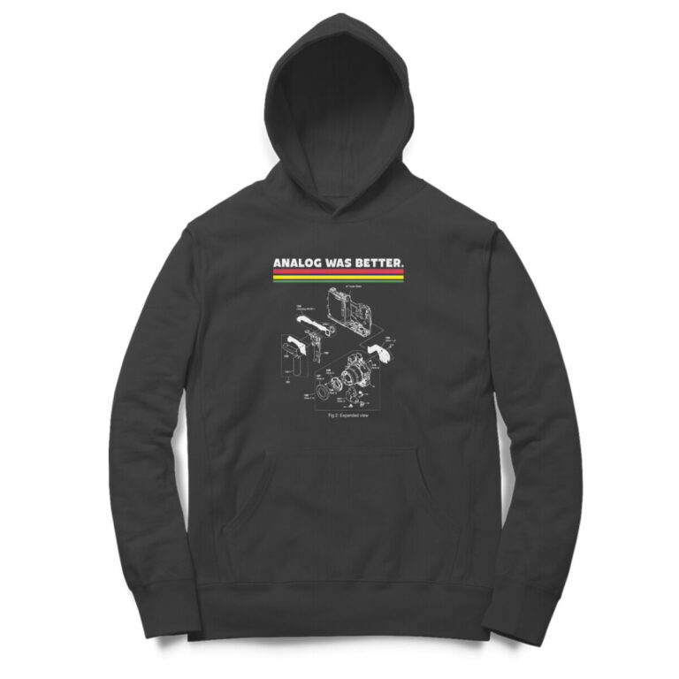 photography hoodie analog is better