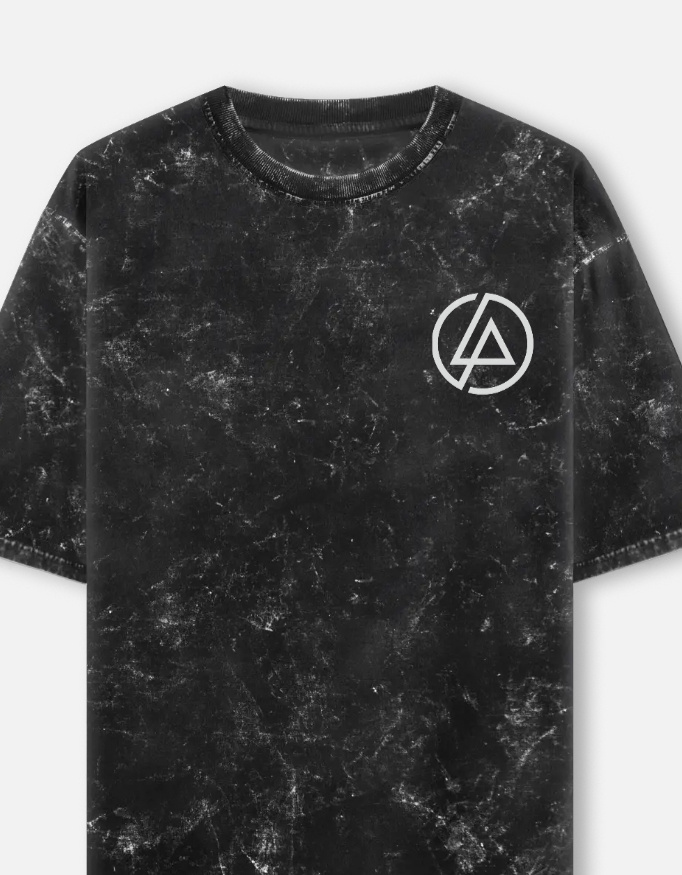 Linkin Park Washed Oversized T-shirt (both sides printed) - Wittee