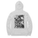 radiohead hoodie (both sides) sketch art