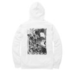 radiohead hoodie (both sides) sketch art