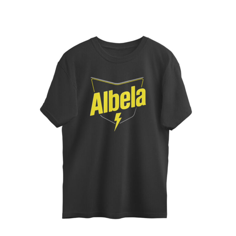 twisted logo oversized t shirt albela