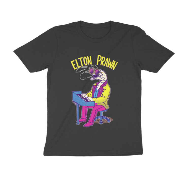 elton prawn t shirt