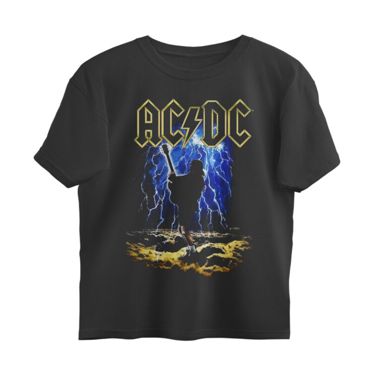 ac dc oversized t shirt thunderstruck