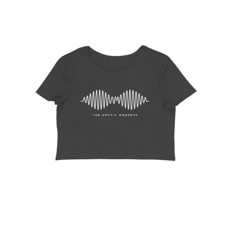 arctic monkeys crop top minimal