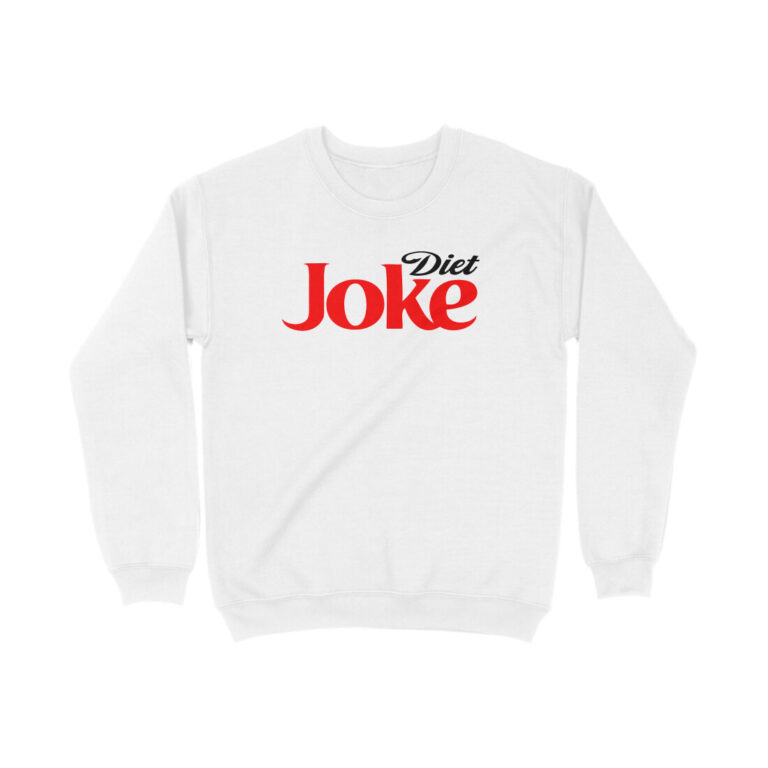 diet joke sweatshirt twisted logo