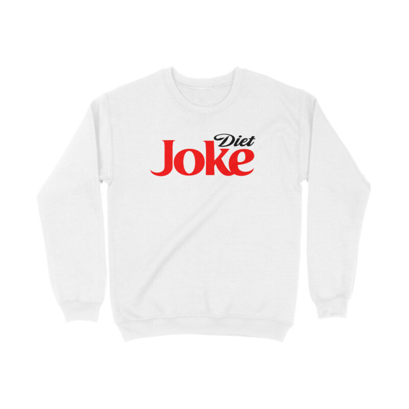 diet joke sweatshirt twisted logo