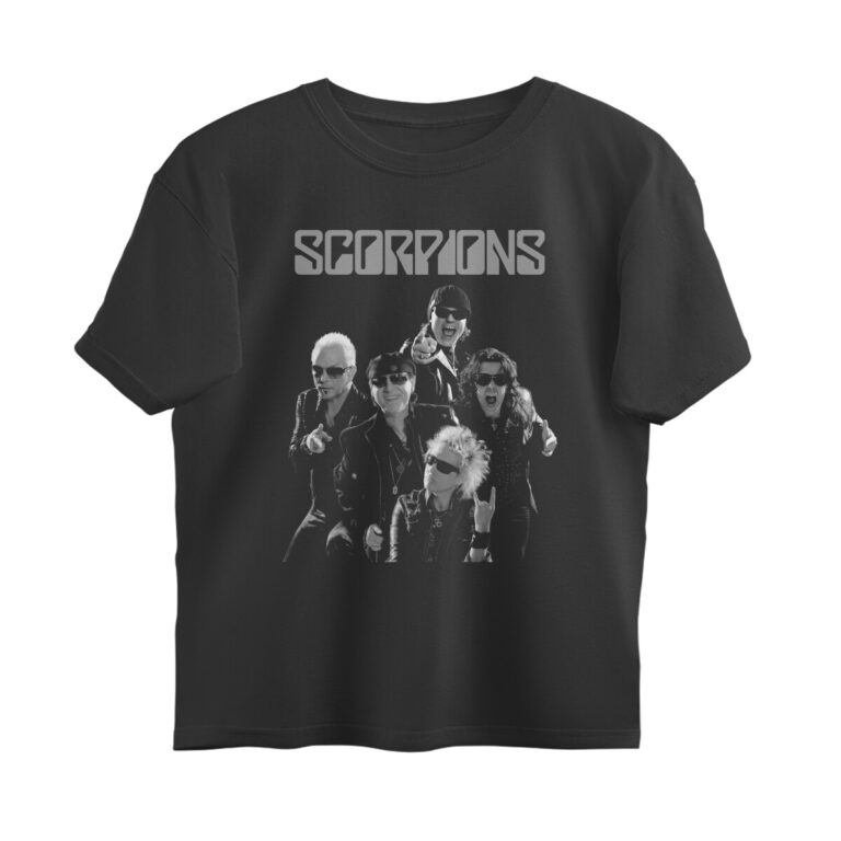 scorpions oversized t shirt band members