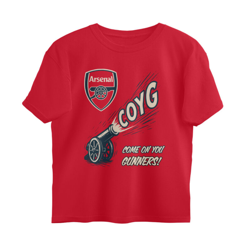 arsenal fan oversized t shirt – coyg canon