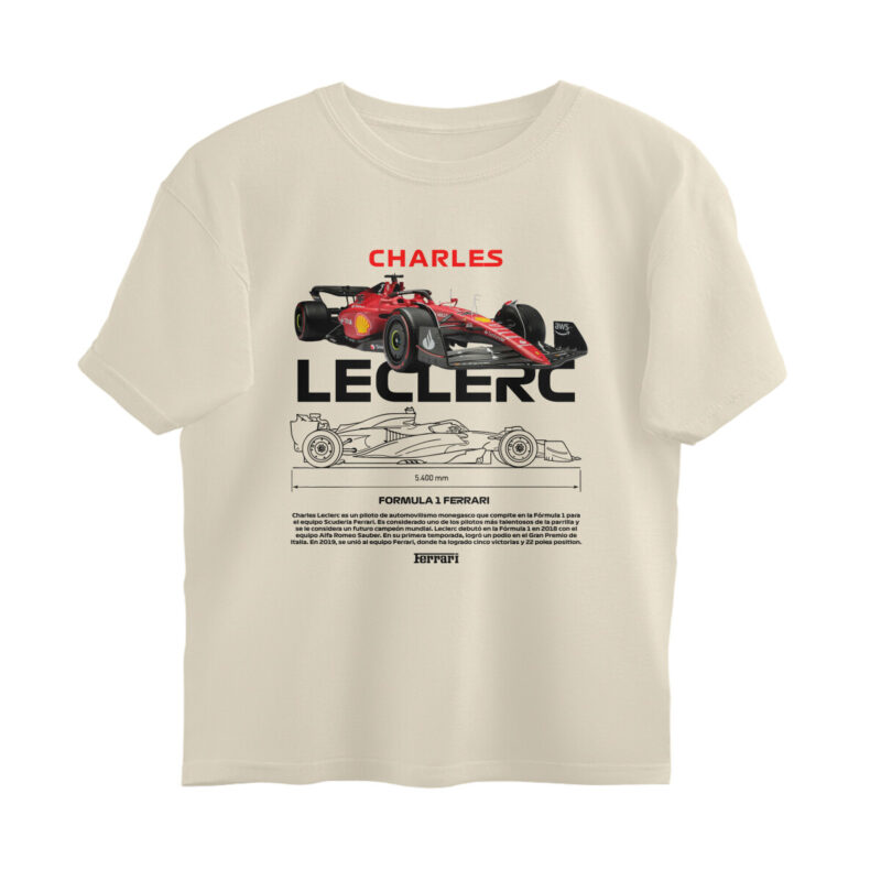 f1 oversized t shirt charles leclerc
