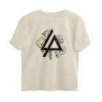 linkin park oversized t shirt floral