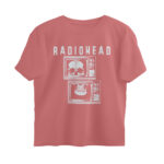 radiohead oversized t shirt skull television