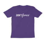 twisted logo t shirt don't force