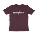 twisted logo t shirt don't force