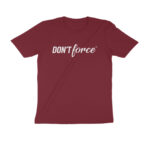 twisted logo t shirt don't force