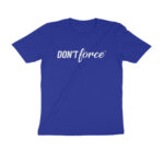 twisted logo t shirt don't force