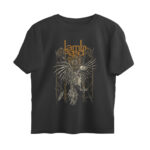 lamb of god oversized t shirt skeleton feathers