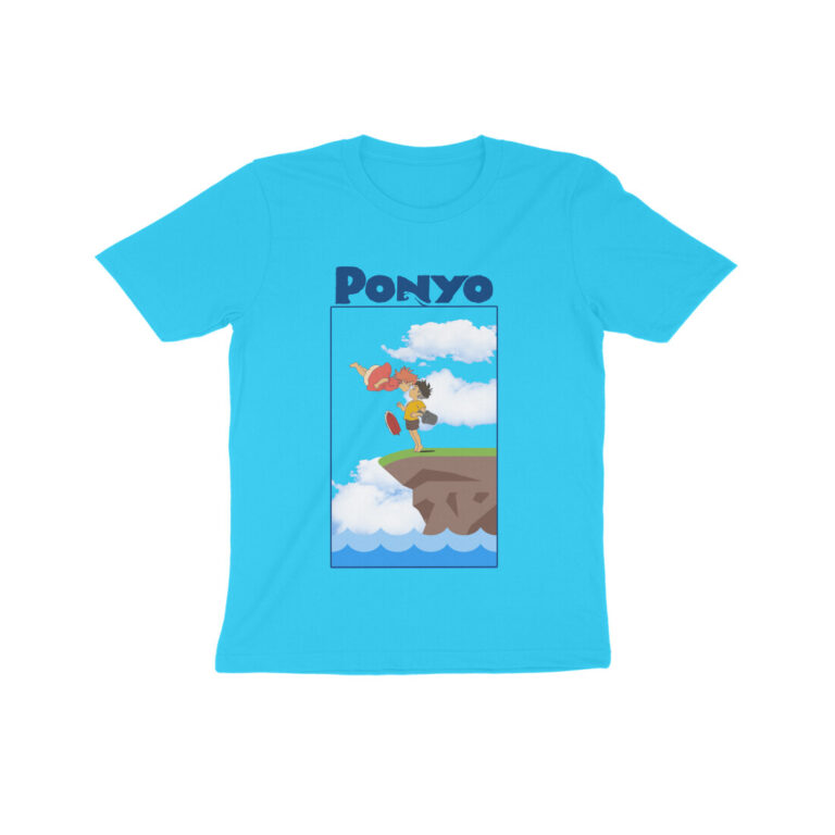 studio ghibli kids t shirt ponyo