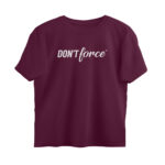 twisted logo oversized t shirt don't force
