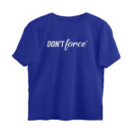 twisted logo oversized t shirt don't force