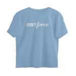 twisted logo oversized t shirt don't force