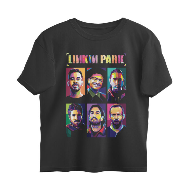 linkin park oversized t shirt pop art