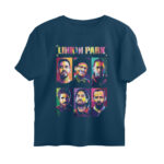 linkin park oversized t shirt pop art
