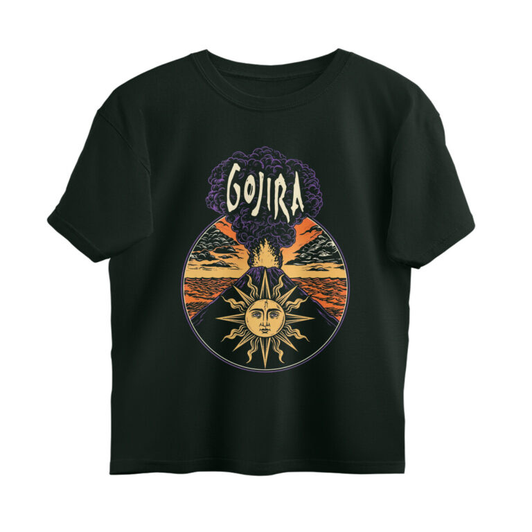 gojira oversized t shirt magma