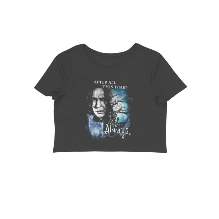 harry potter crop top snape, always