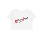 twisted logo crop top kaleshi aurat