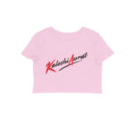 twisted logo crop top kaleshi aurat