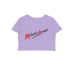 twisted logo crop top kaleshi aurat