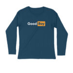 twisted logo full sleeves t shirt good boy