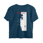 scarface oversized t shirt world is yours