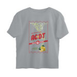 twisted logo oversized t shirt ac dt