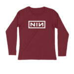 nine inch nails full sleeves t shirt minimal