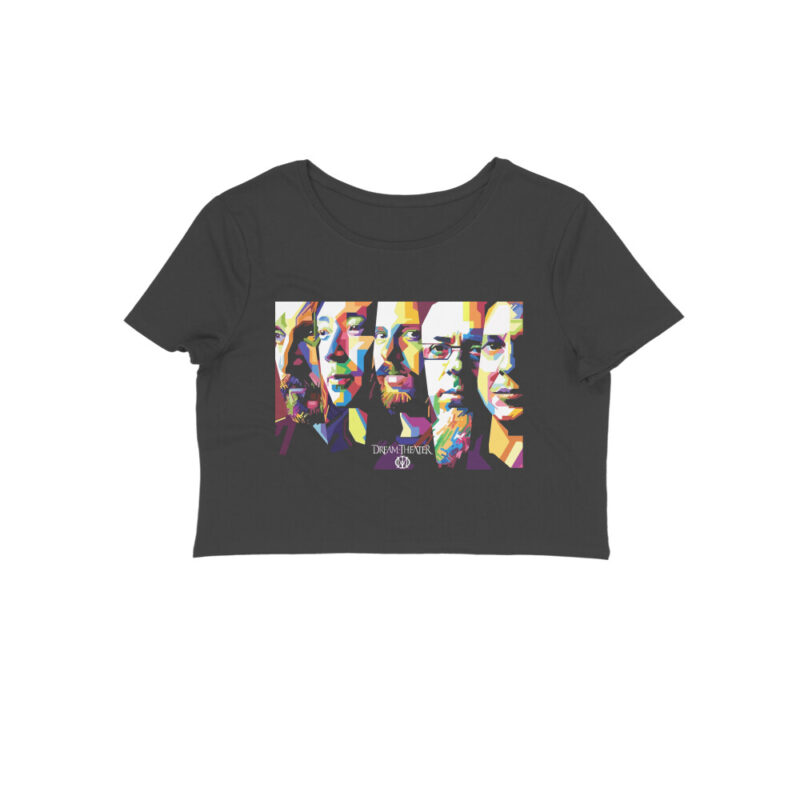 dream theater crop top pop art
