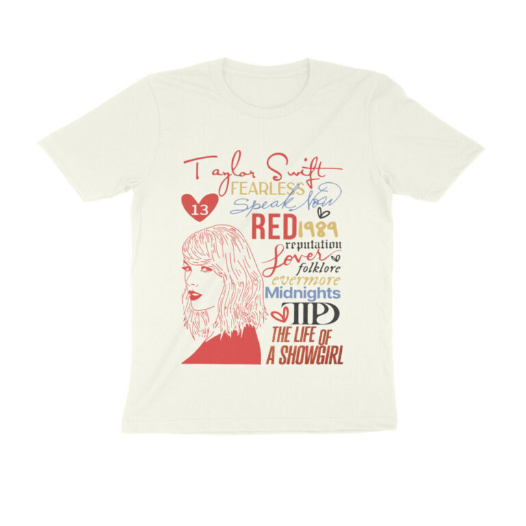swiftie t shirt album fonts (updated)