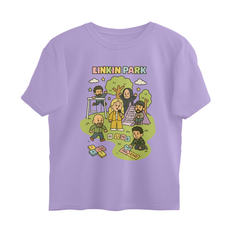 linkin park oversized t shirt children in park