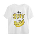 funny oversized t shirt this is bananas