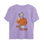 coffee lover oversized t shirt moka pot head