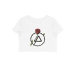 linkin park crop top lp rose