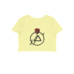 linkin park crop top lp rose