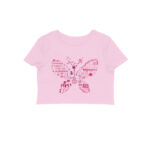 swiftie crop top butterfly